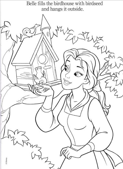 baby belle coloring pages - photo #48