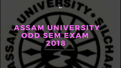 assam university pdf, tdc odd sem routine 2018