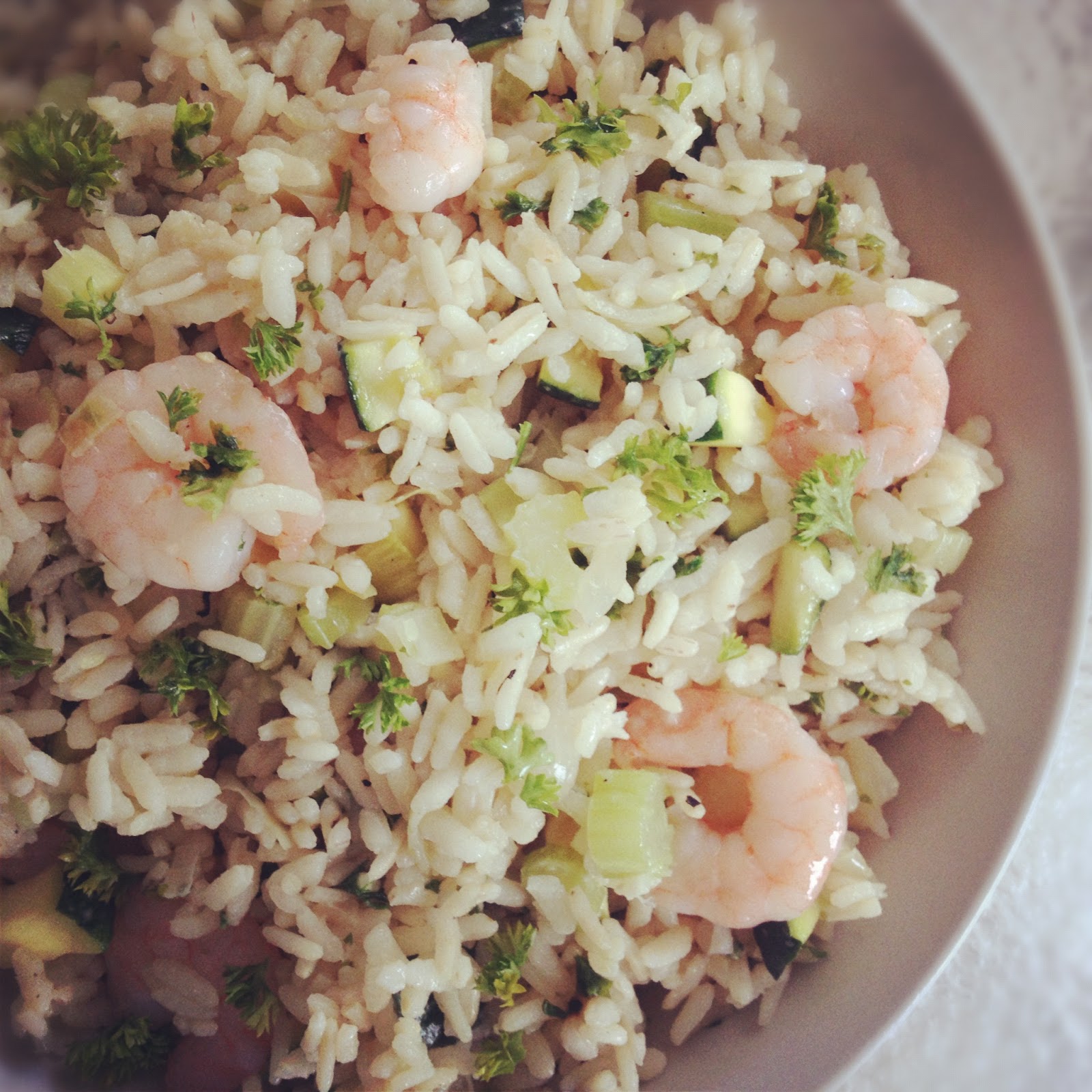 SOULFUL HEALTHY LIVING PRAWN, CELERY & PARSLEY RISOTTO