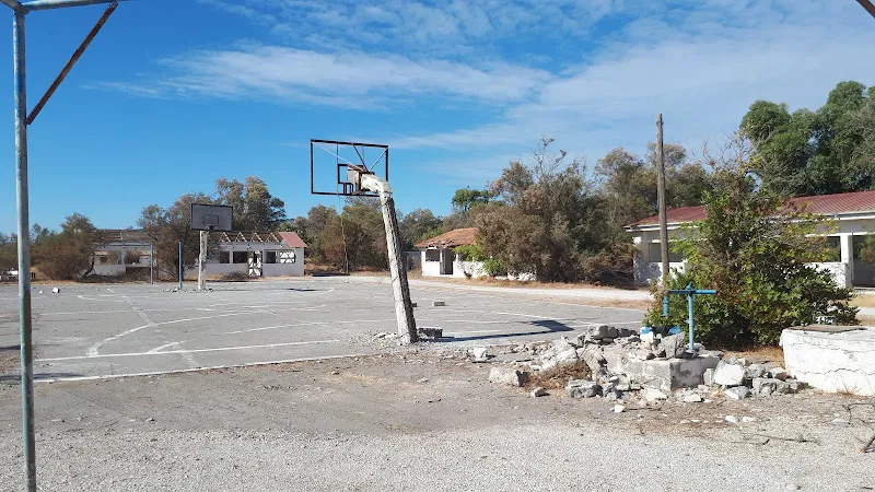 The ruins of the old army camp