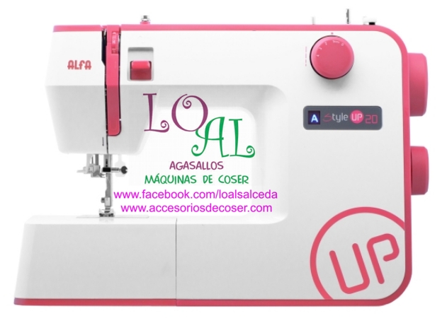 maquina de coser alfa style 20 up
