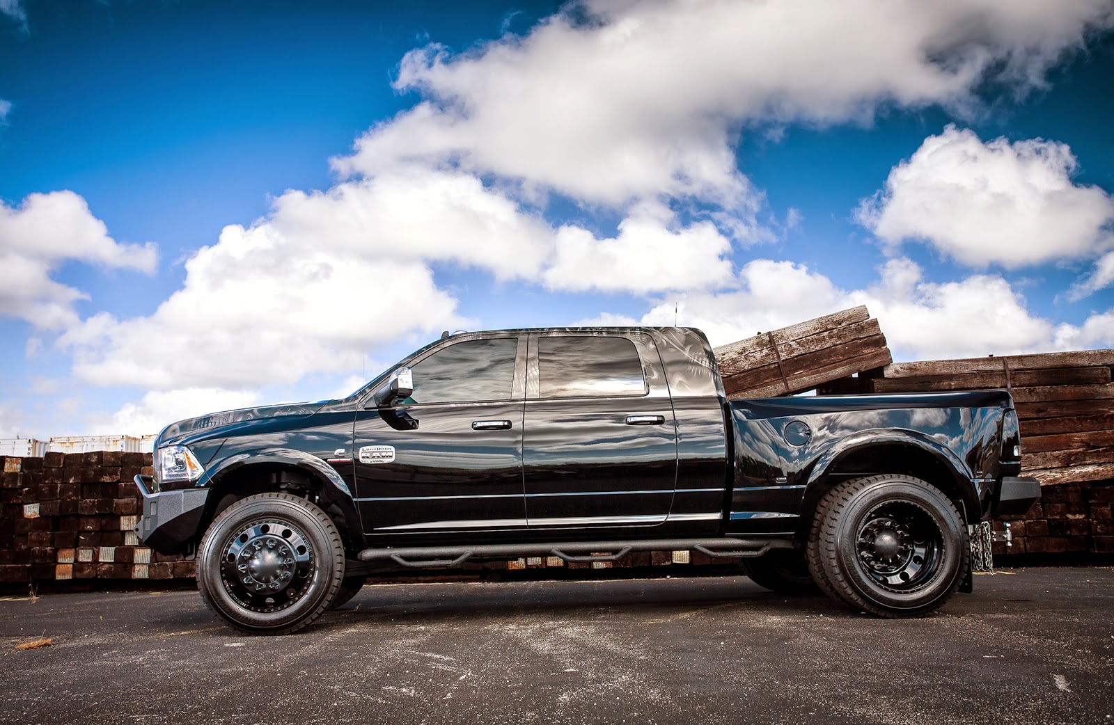 Exclusive Motoring Dodge Ram Longhorn 3500 Dually By American Force ...