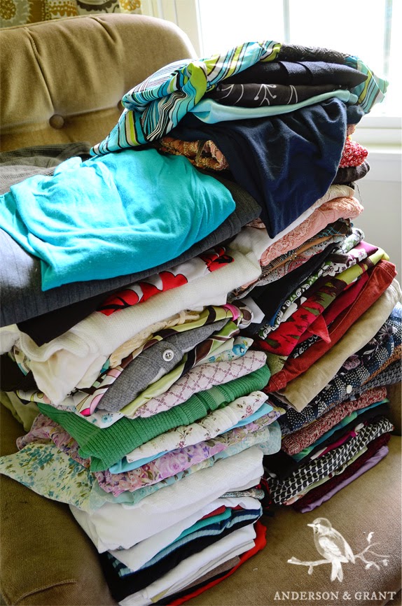 What to do with clothes you no longer want or don't fit?  Why not donate them or sell them online!