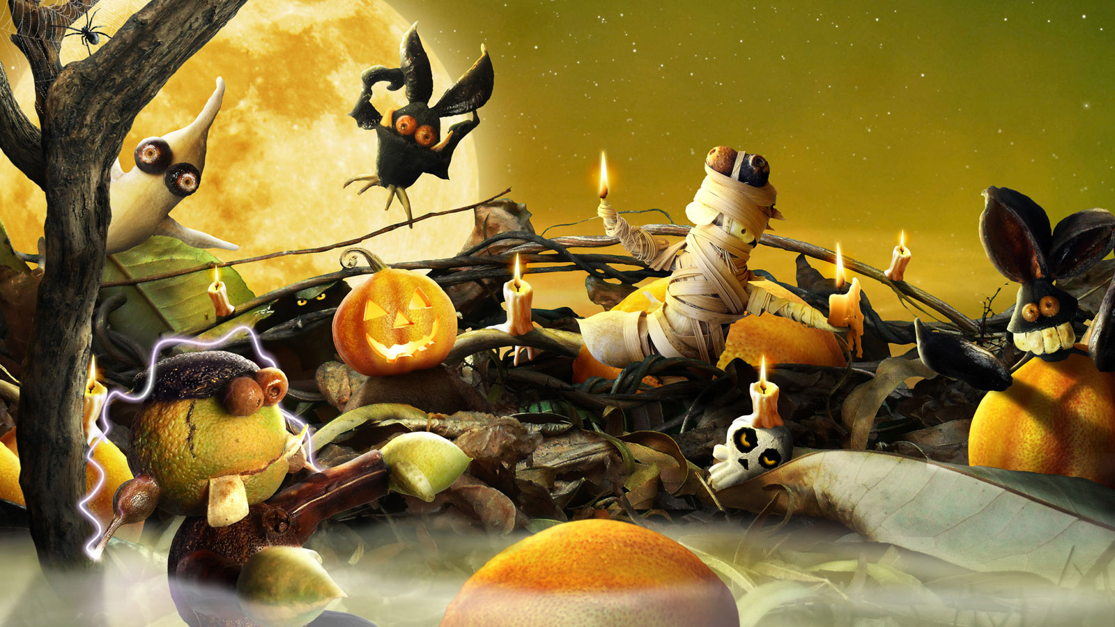 Spooky and Funny Halloween Wallpapers.