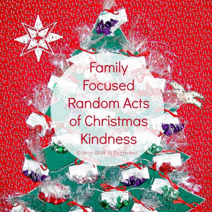 Family Focused Random Acts of Christmas Kindness - Every Star Is Different