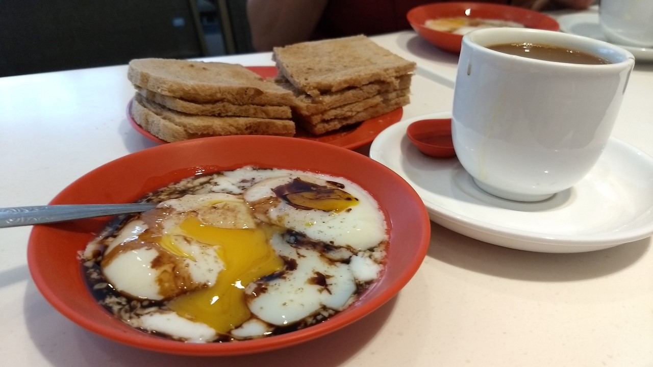 Singapore Breakfast at Ya Kun Kaya Toast Menu In Progress