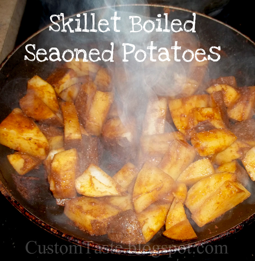 Skillet Boiled Seasoned Potatoes