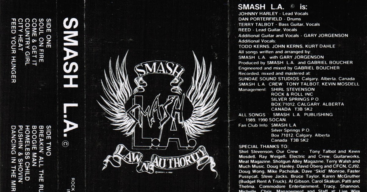 Calgary Cassette Preservation Society: Smash L A Smash L A (1990). www.calg...