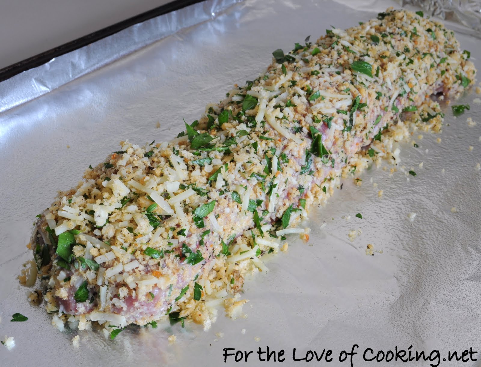 Mustard Herb Crusted Pork Tenderloin For the Love of Cooking