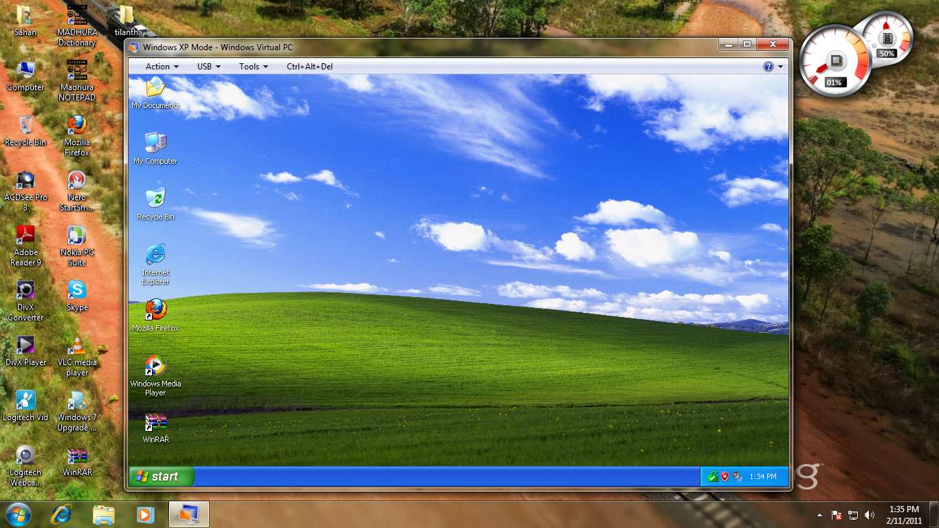 Windows xp mode in windows 7
