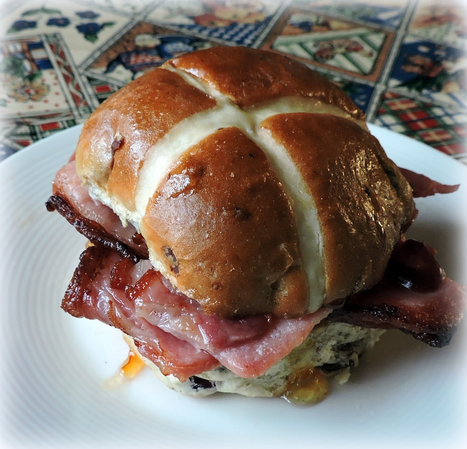 Hot Cross Bacon Sandwich The English Kitchen