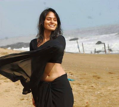 Indian Actress in Black Transparent Saree Navel Queens Indian Actress in Black Transparent Saree Navel Queens