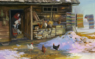 paisajes-casas-campo-gallinas