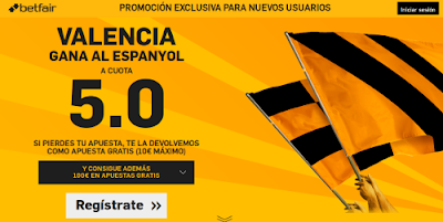 betfair Valencia gana Espanyol supercuota 5 Liga 13 febrero betfair Valencia gana Espanyol supercuota 5 Liga 13 febrero
