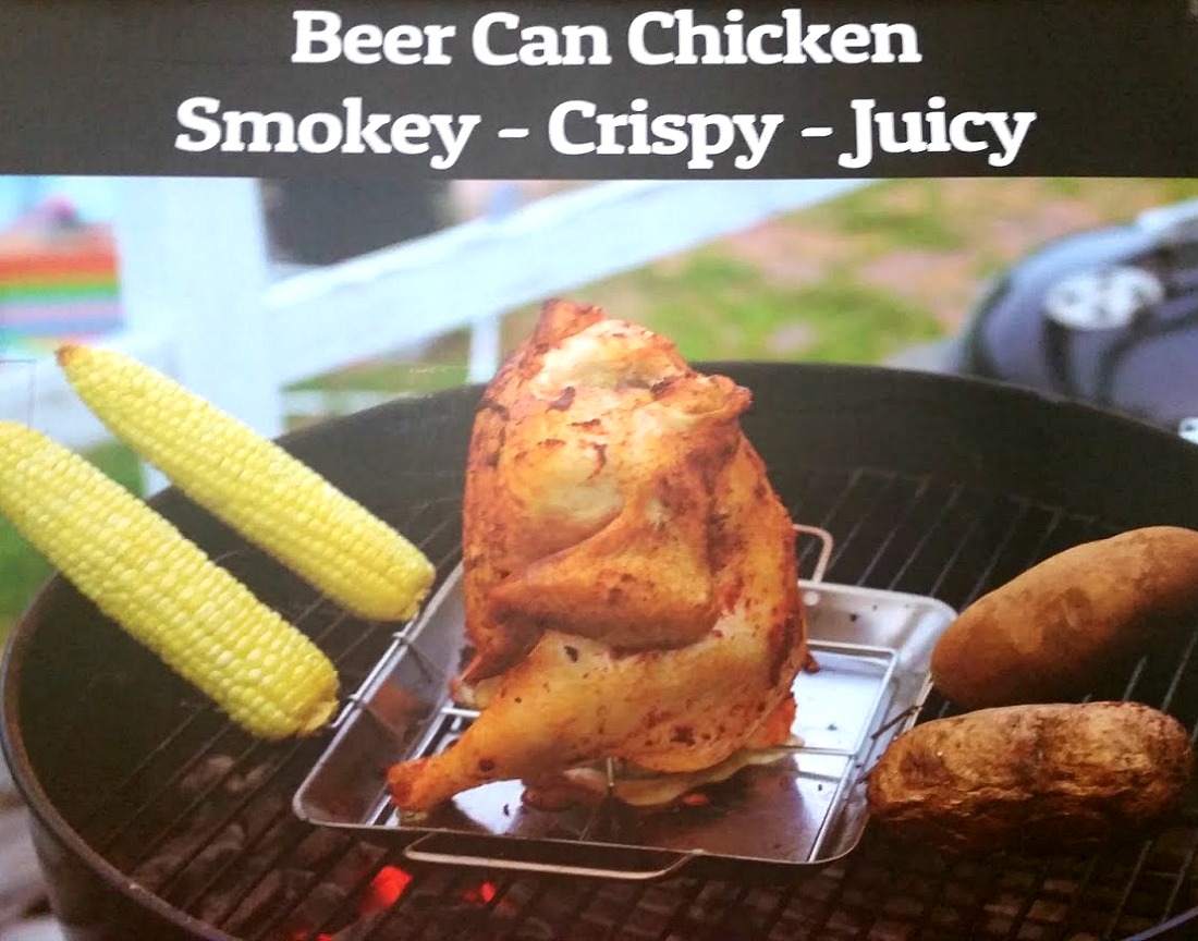 Reviews, Chews & HowTos NoBeer Beer Can Chicken with Cave Tools