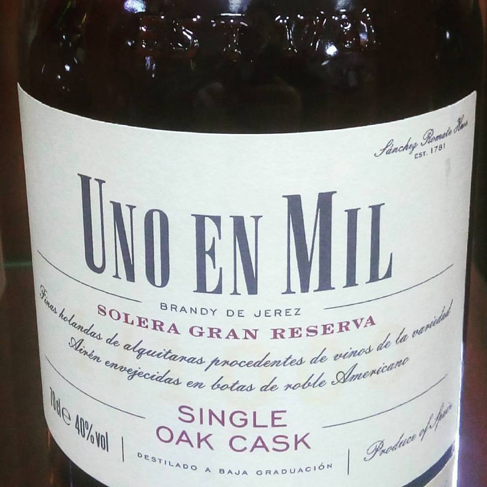 Uno en Mil, sofisticación del Brandy de Jerez