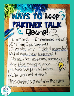 3 Important Parts to Plan for Reading Workshop Reading Workshop Turn and Talk