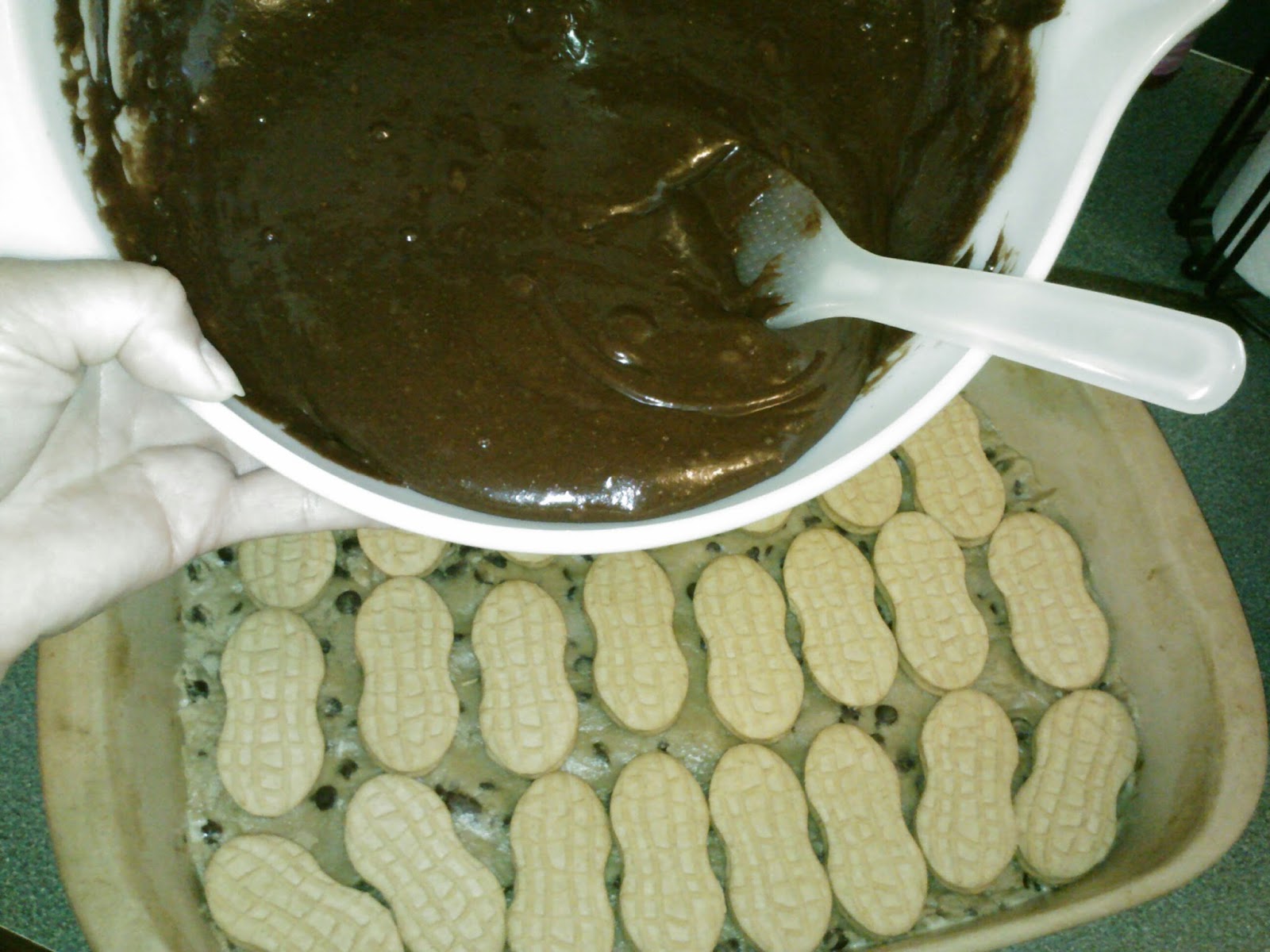 To My Kitchen Brownie Cookie Layer Bake