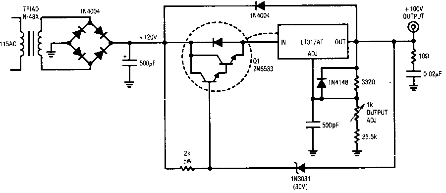 High Voltage Regulator Circuit Diagram | Electronic Circuit Diagrams