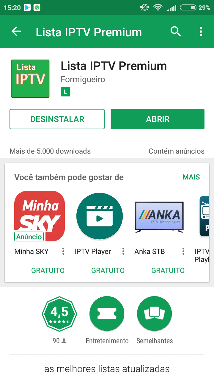 Aplicativo de Lista IPTV Premium Tutoriais APK