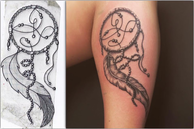 Ongebruikt Diana (Haarlem) Tattoo Art: Onderam tattoo, dromenvanger met unaloom EB-99