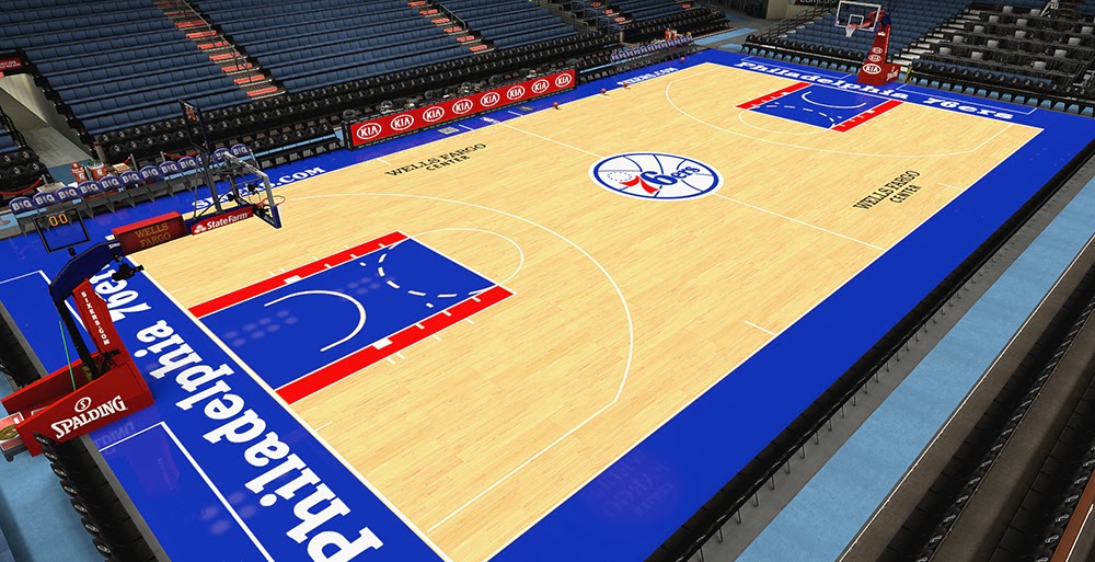 Nba 2k14 Philadelphia 76ers Court Hd Texture Mod Nba2k Org