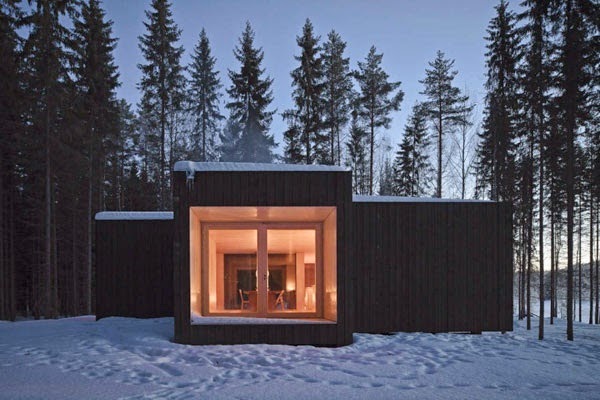 Facades of minimalist homes