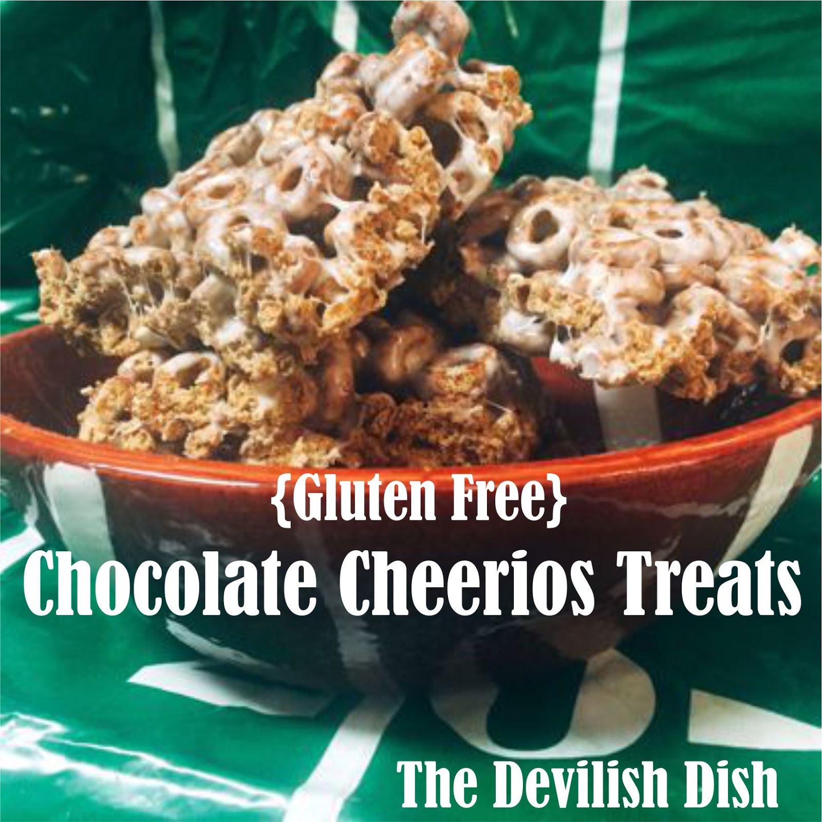 The Devilish Dish {Gluten Free} Chocolate Cheerios Treats