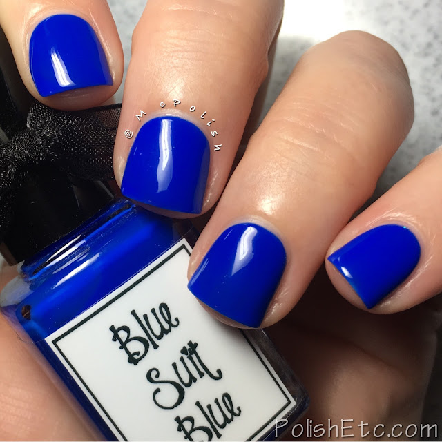 Whimsical Ideas by Pam - Holiday 2016 - McPolish - Blue Suit Blue