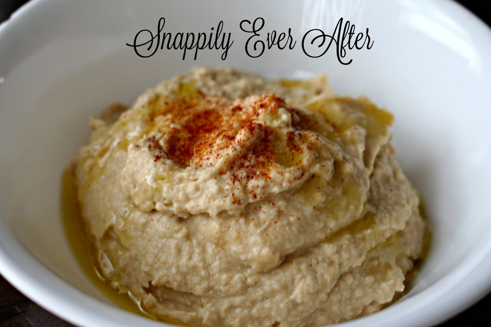 Snappily Ever After Simple Blender Hummus