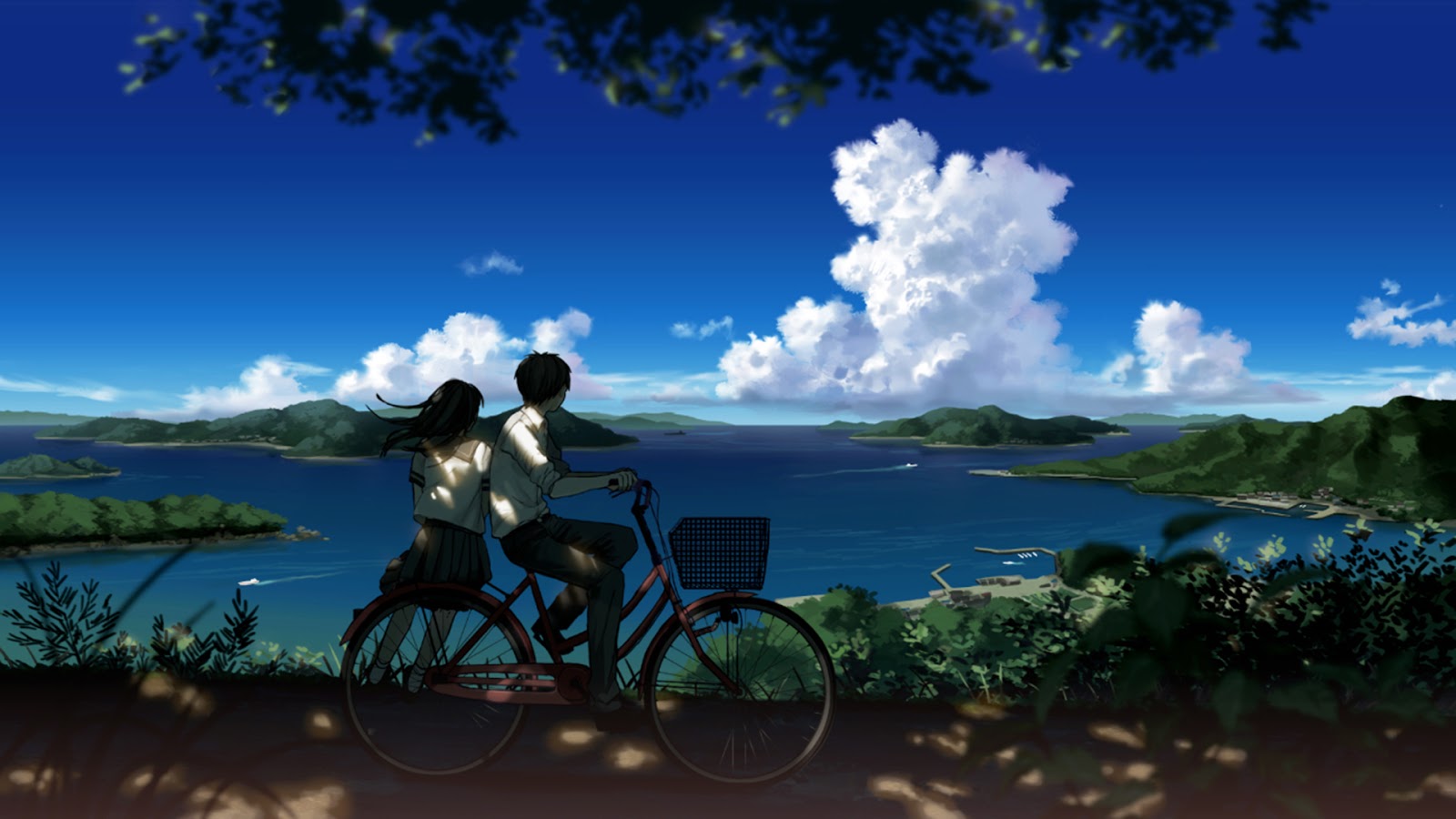 Wallpaper Scenery Anime Indah Keren Kece Mempesona Gua Bagi Wp