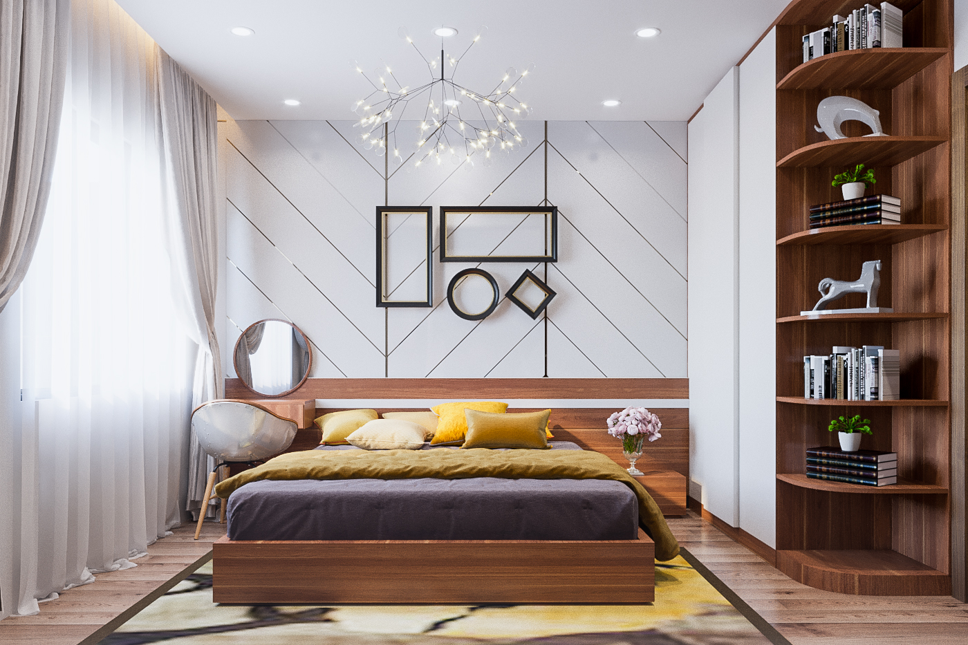 Thiết kế nội thất độc đáo cho chung cư N03T6 Ngoại Giao Đoàn Thiết kế nội thất độc đáo cho chung cư N03T6 Ngoại Giao Đoàn