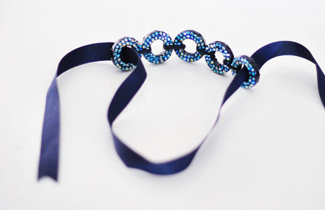 DIY Crystal Looping Circles Accessory, belt, necklace, hair, headband