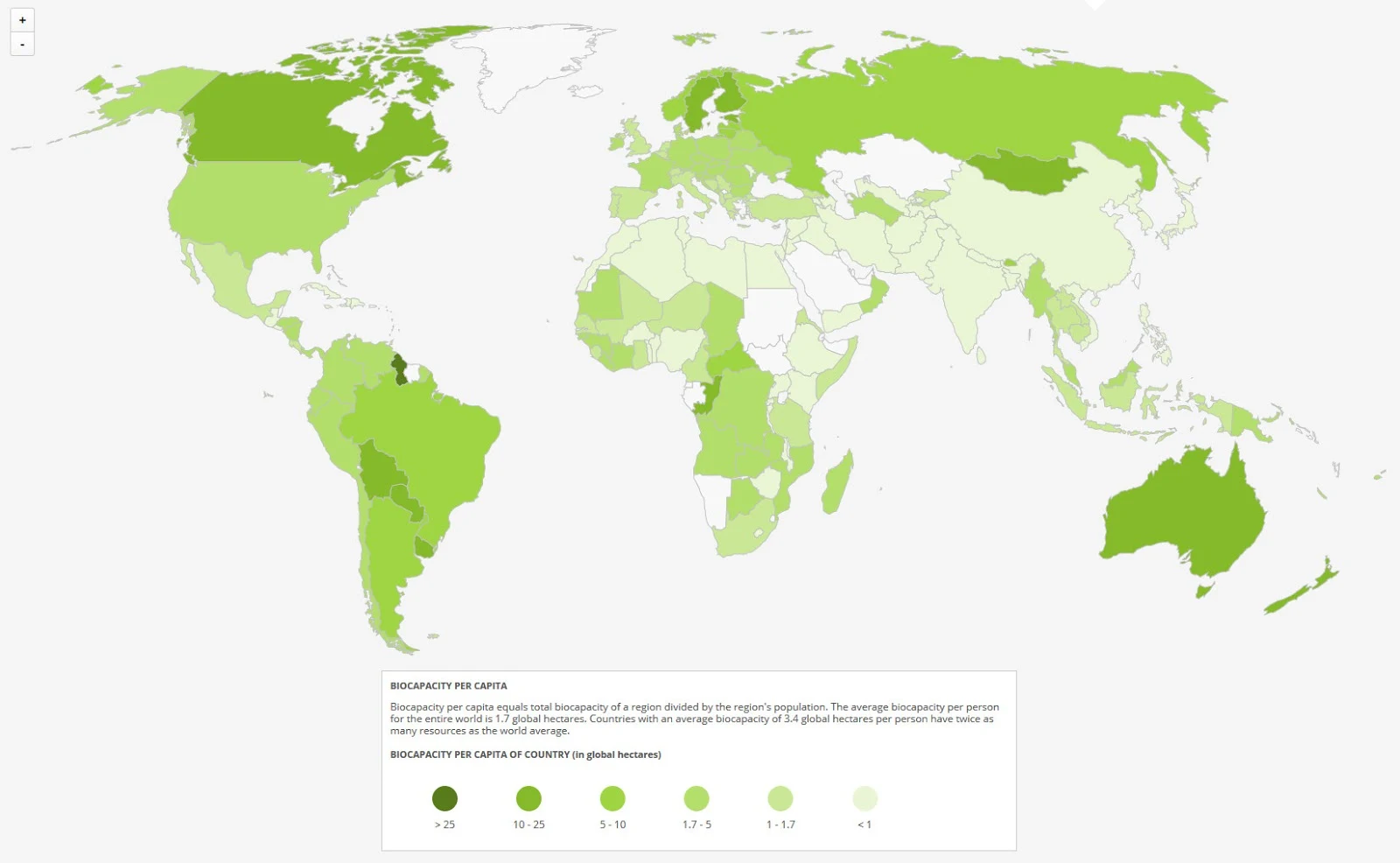 Biocapacity per capita