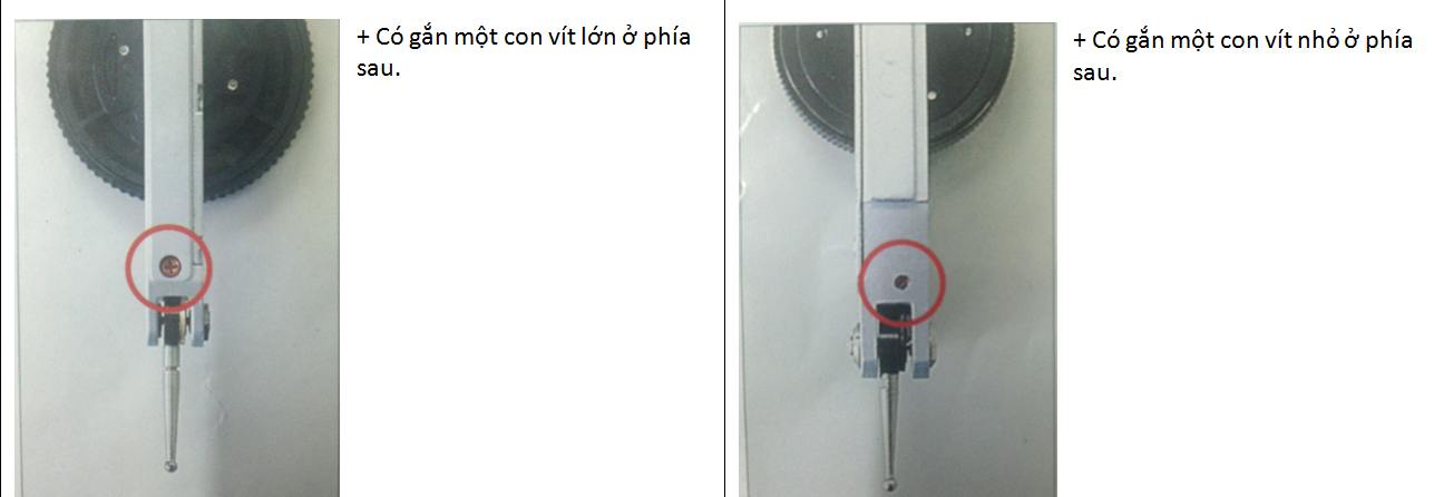 Phân biệt Đồng Hồ So Chân Gập Mitutoyo 513-404 thật và nhái
