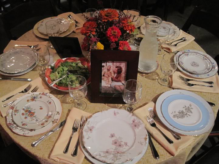 Let Them Eat Cake Mismatched Plates, Reception Ideas, and AWESOME DIY!