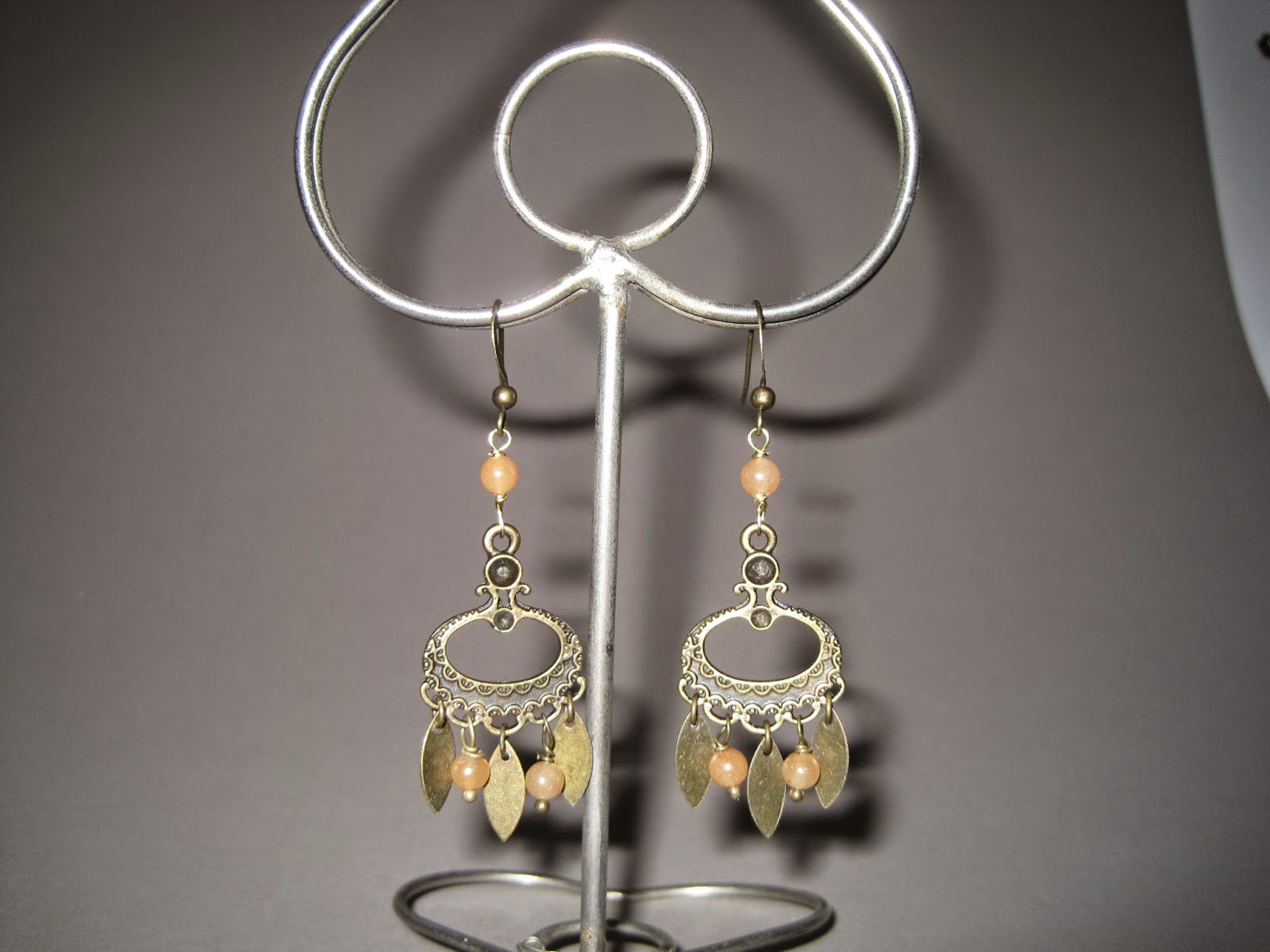 Boucles D'oreilles Vintage Claire Deve - Énormes Et Stylées Occasion