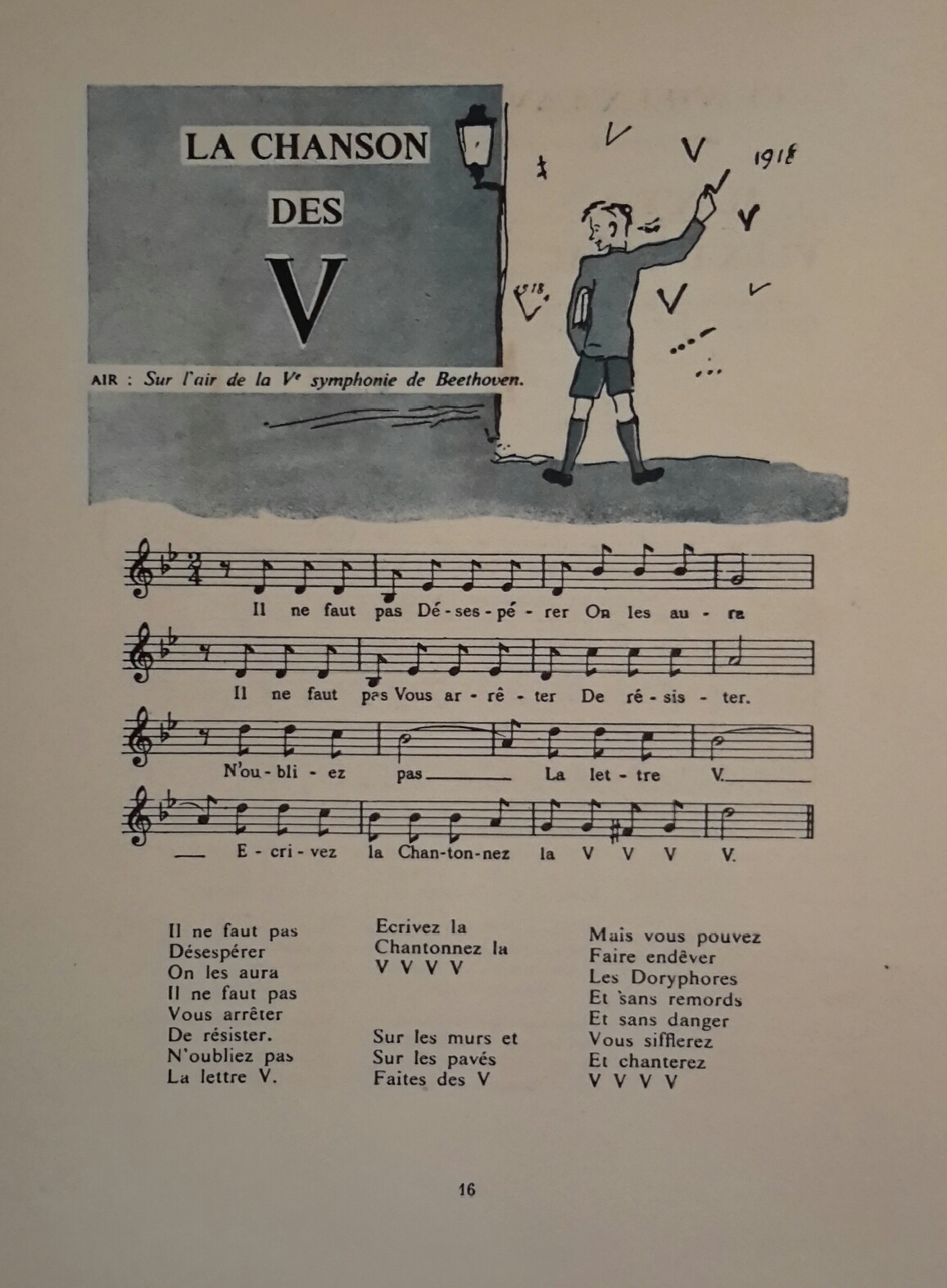 La Resistance Francaise Chansons de la BBC les Français parlent aux Français
