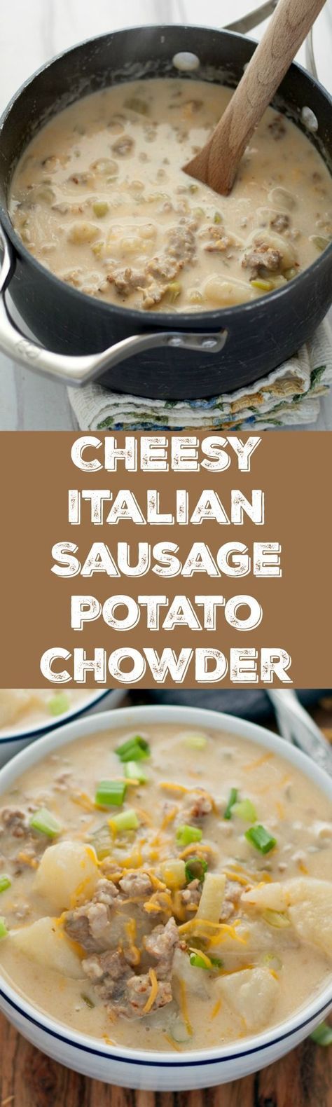 cheesy italian sausage potato