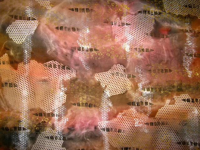 hand painted fabric for sale