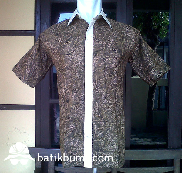 Kemeja Batik Cap Smoke Kapri KBCS 014