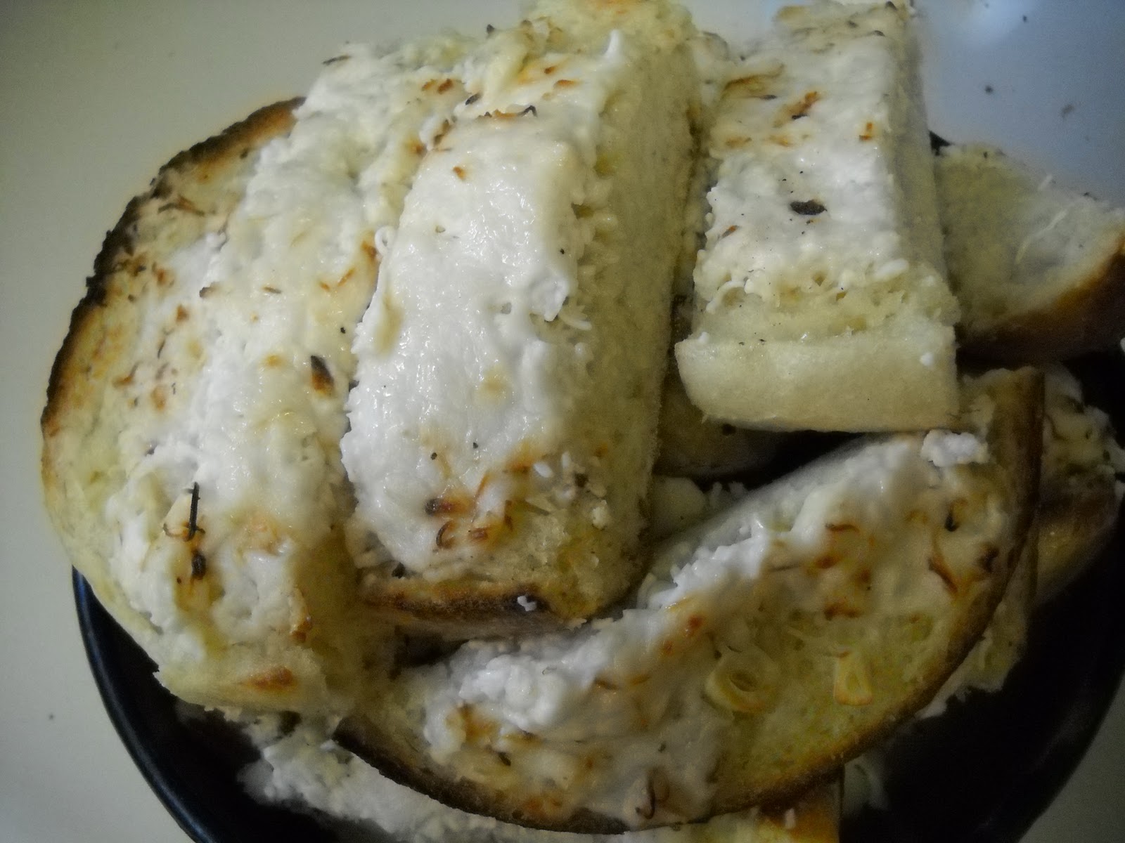 Blessed Vegan Life Cheesy Garlic Bread