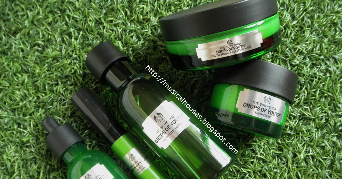 The Body Shop Drops of Youth Concentrate, Bouncy Sleeping Mask, Essence Lotion, Cream, Youth Concentrate - Faces and Fingers