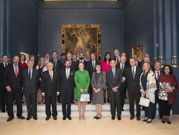 Hereditary Grand Duchess Stephanie, Hereditary Grand Duke Guillaume visited Carlos de Amberes Foundation in Madrid