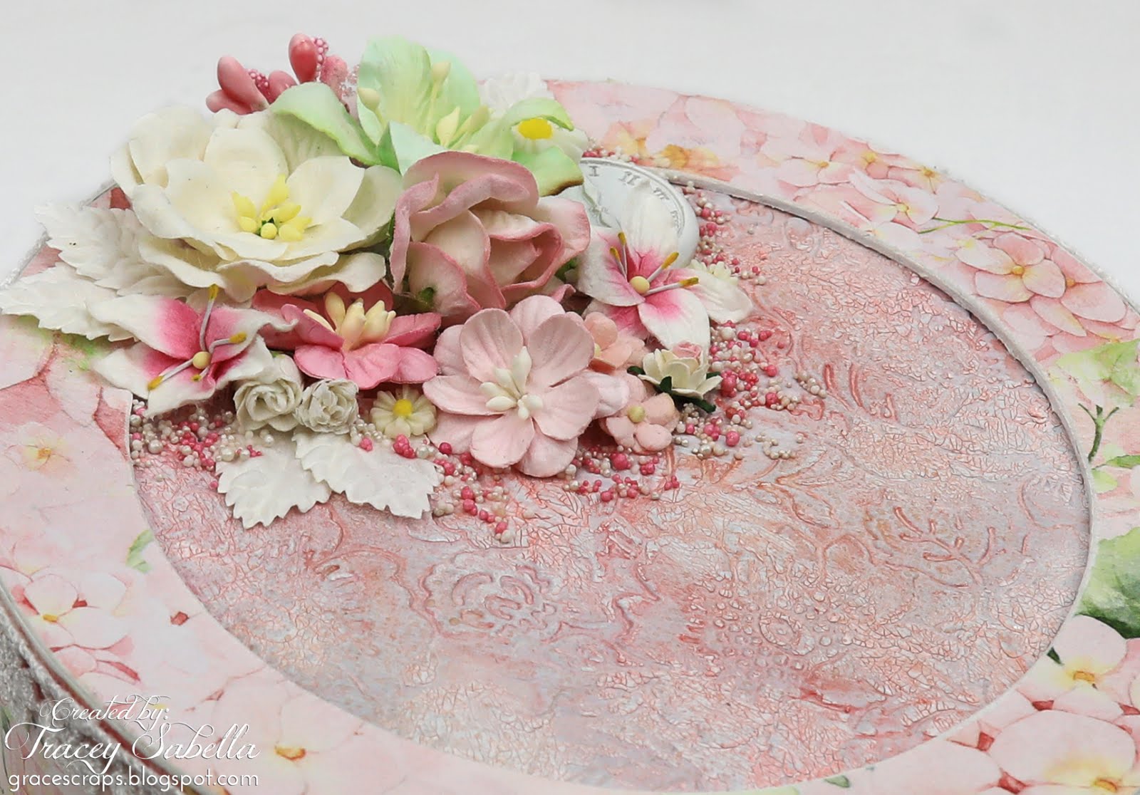 Garden of Grace Mixed Media Floral Spring Box for ScrapBerry's