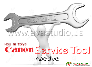 How to solve Canon Service Tool "inactive"