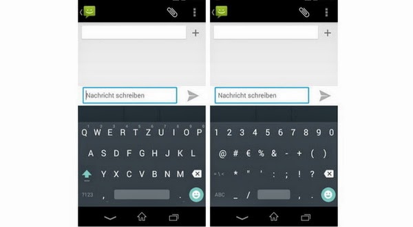 Android L Gesture Typing Keyboard 