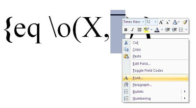 Membuat Simbol X-bar di Ms Word  GUVYSIDOG