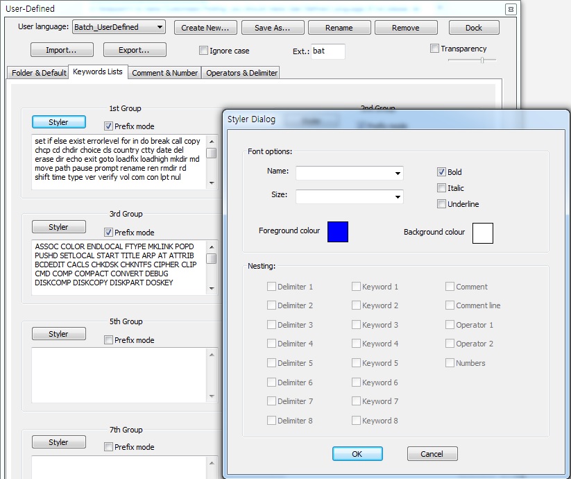 삶의 의미는 성장에 있다 (E)Adding custom Folding to Notepad++(User Defined Language)