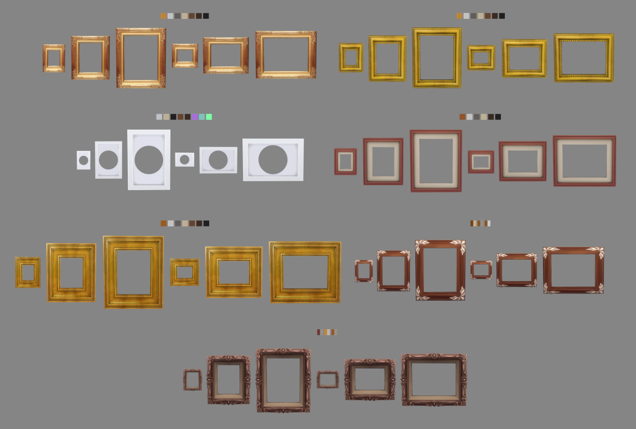 My Sims 4 Blog Photo Frames by JoolsSimming